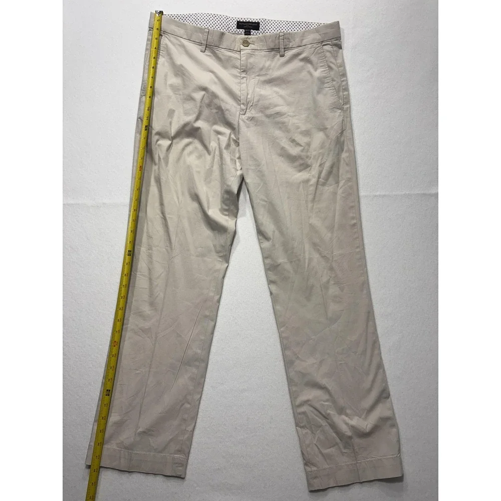 Banana Republic Chino Pants Mens 36x32 Beige Straight Leg Stretch Casual Work